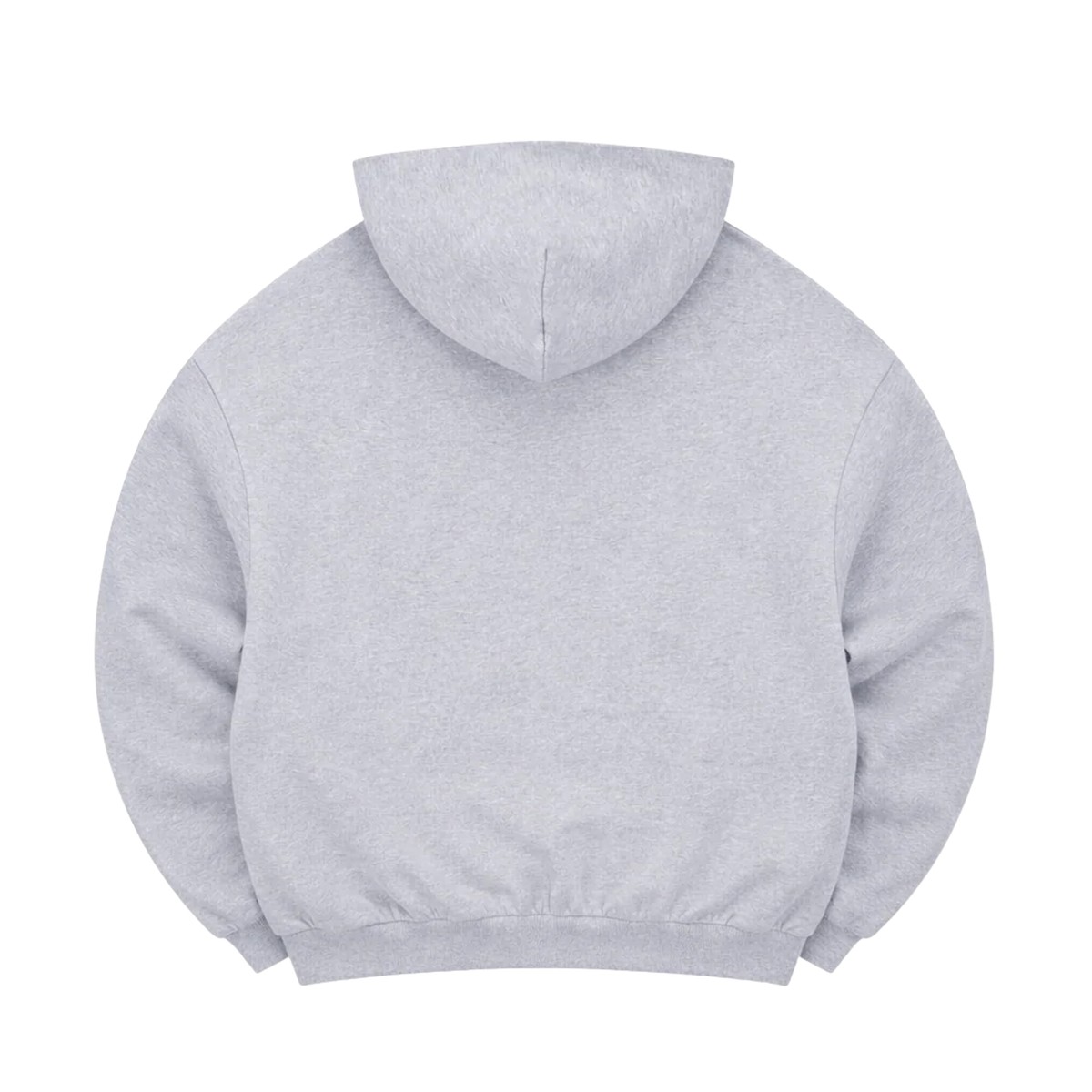 Relaxed Fit Zip Hoodie - Grey