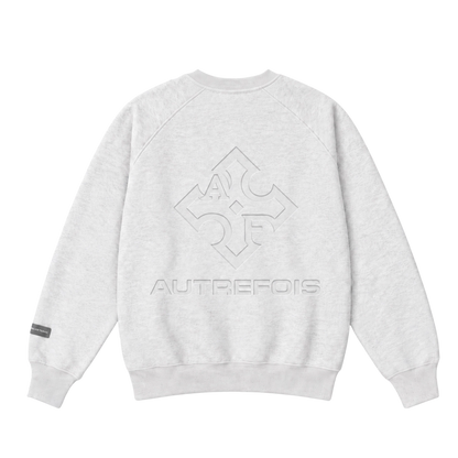 Boxy fit sweater - Grey Marl