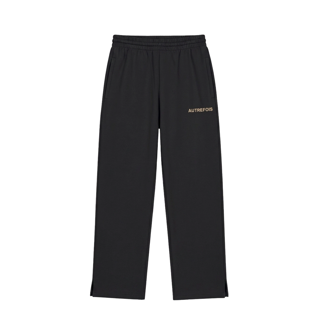Sweatpants: Straight Fit With Split
