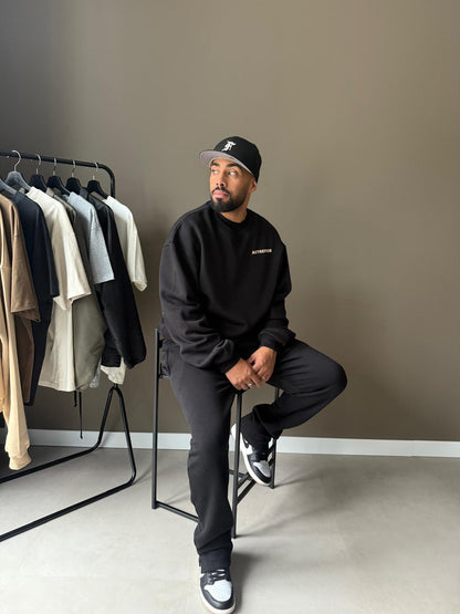 Sweatpants: Straight Fit With Split