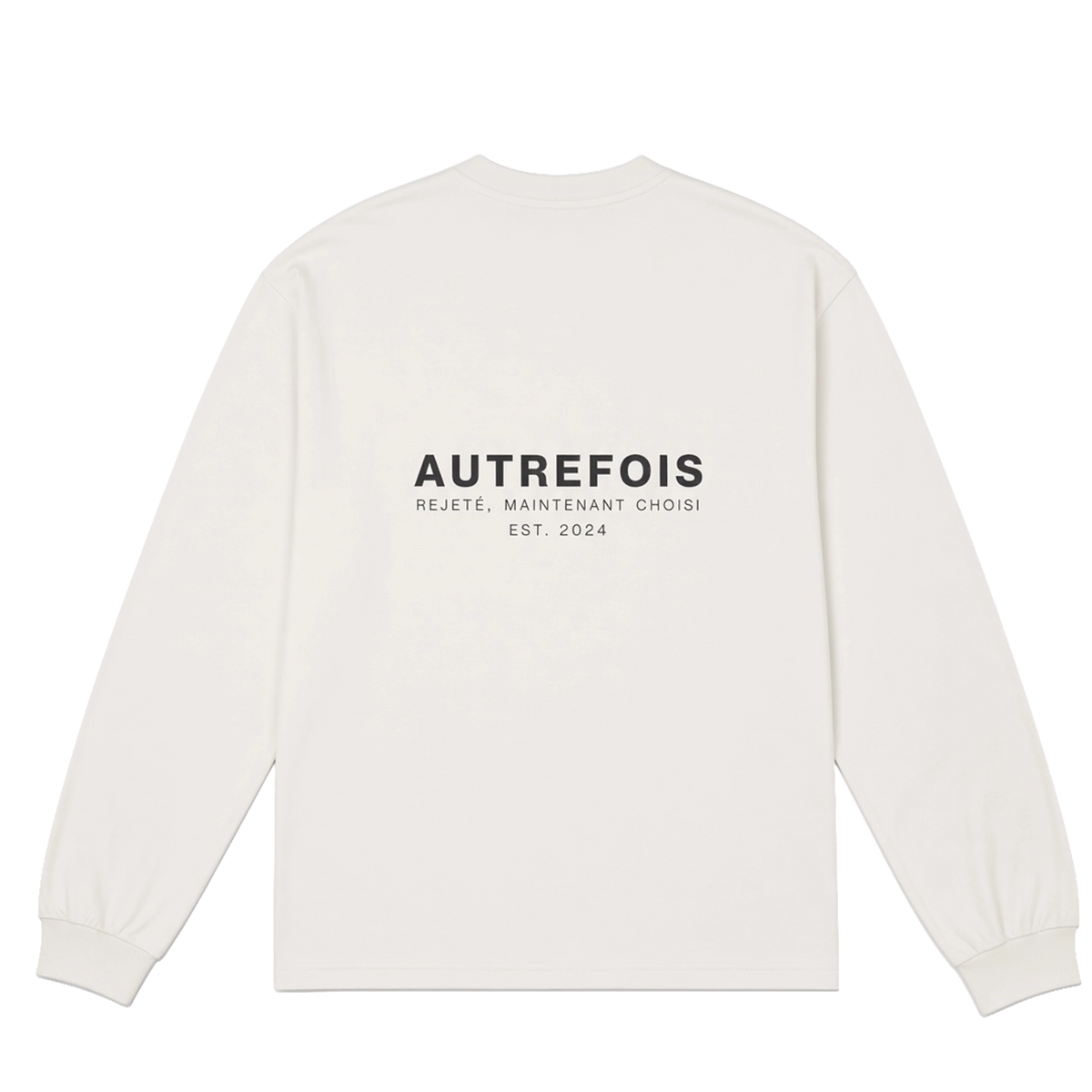 Relaxed Fit Longsleeve - Off White
