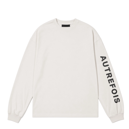 Relaxed Fit Longsleeve - Off White