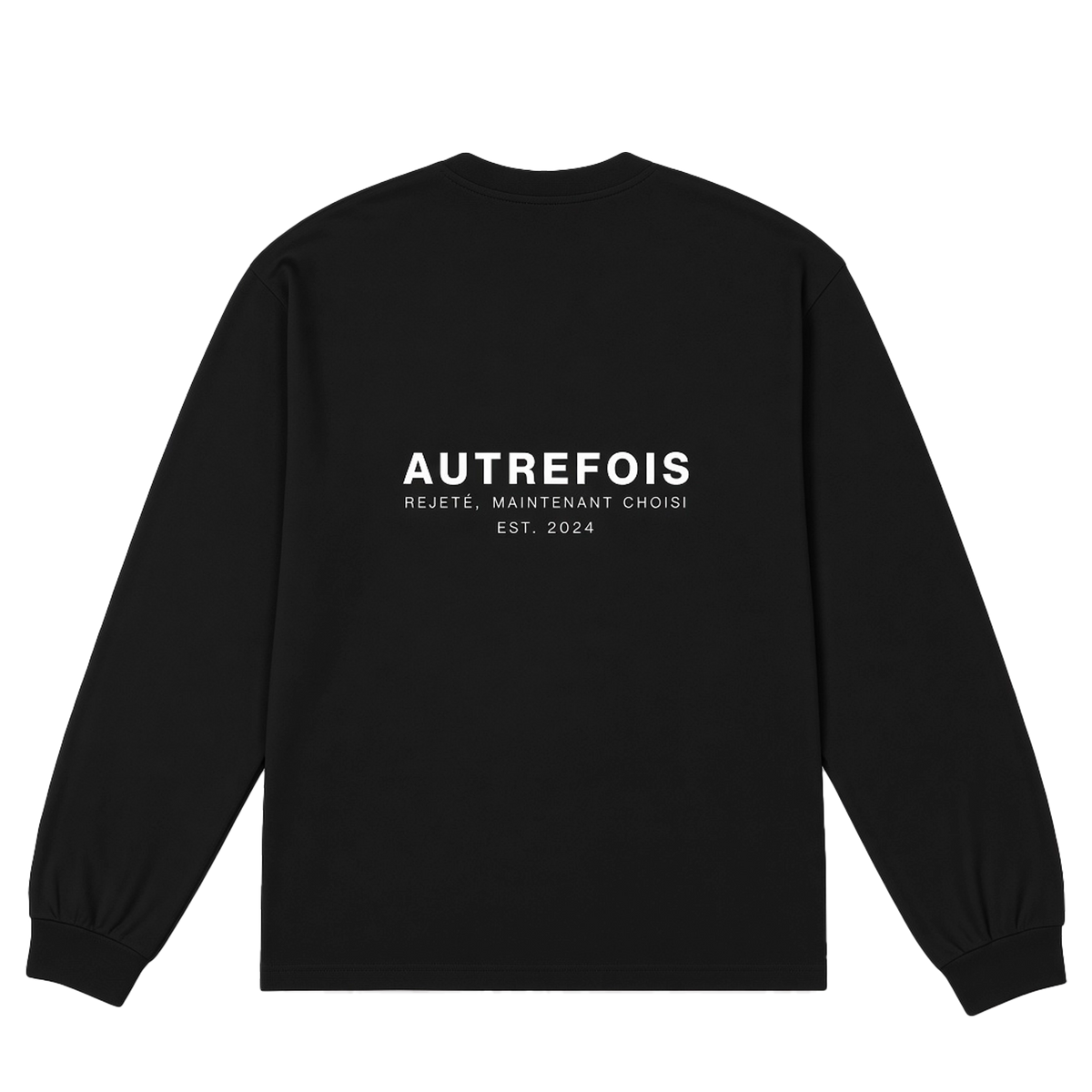 Relaxed Fit Longsleeve - Black