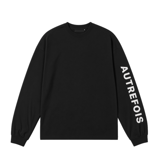 Relaxed Fit Longsleeve - Black