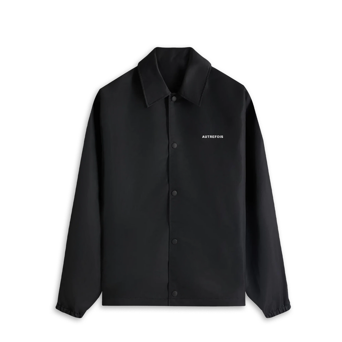 Relaxed Fit Coach Jacket - Black