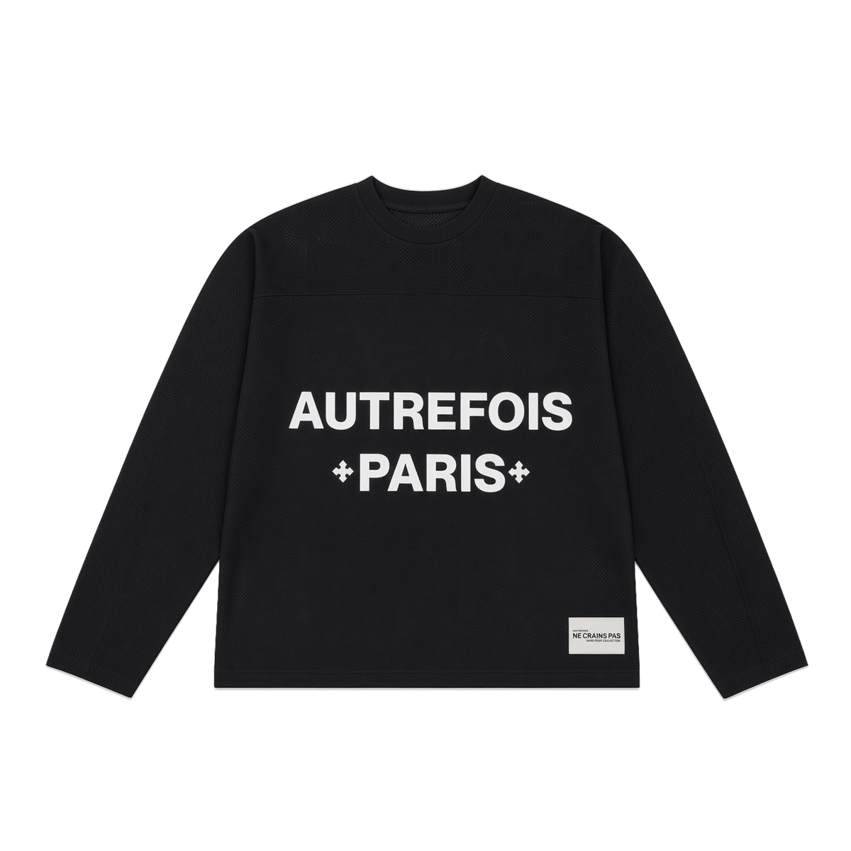 Boxy Oversized Jersey - Black